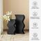Glitzhome® Modern Black Textured Ripple Metal Floor Vases Set